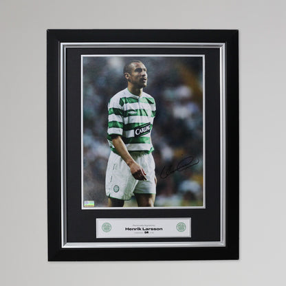 Celtic Henrik Larsson Icons Signed Print