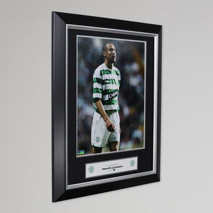 Celtic Henrik Larsson Icons Signed Print