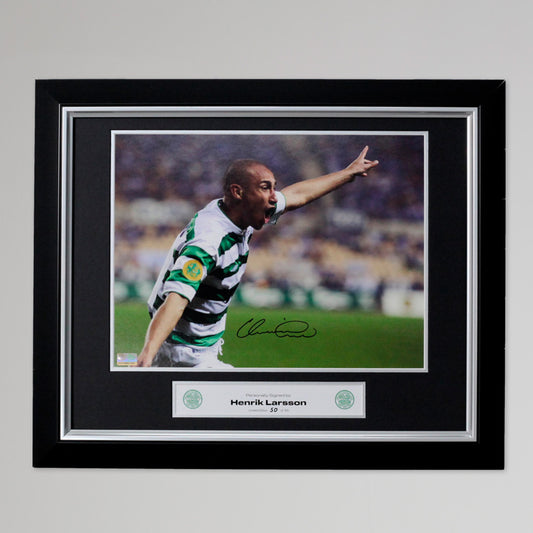 Celtic Henrik Larsson Seville Celebration Print