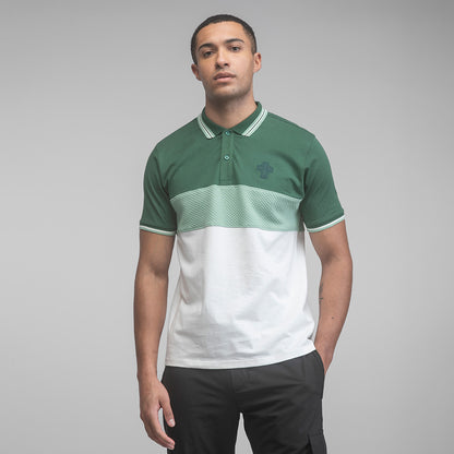 Celtic Cross Panel Polo Shirt