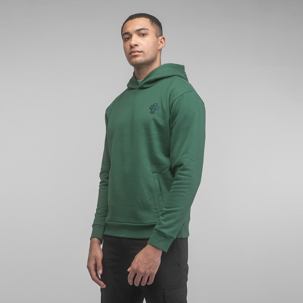 Celtic Cross Green Hoodie