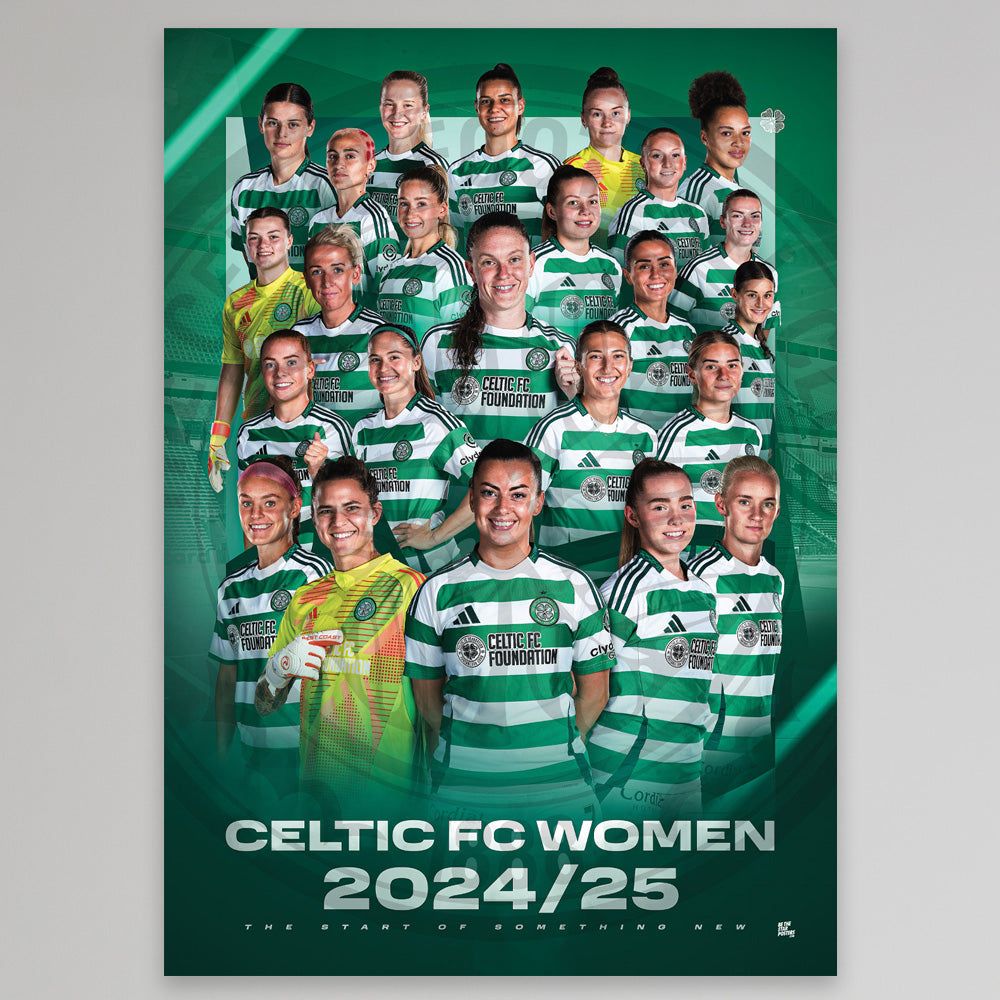 Celtic Women's 2024/25 Squad Poster