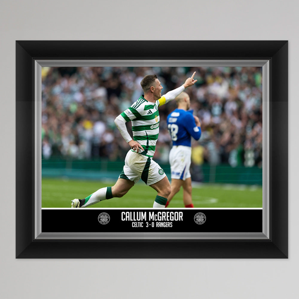 Celtic 2024/25 Callum McGregor v Rangers Print