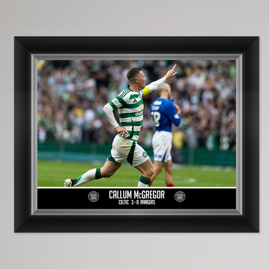 Celtic 2024/25 Callum McGregor v Rangers Print