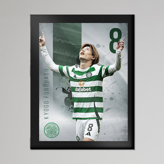 Celtic 2024/25 Kyogo Tempered Glass Print