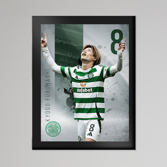 Celtic 2024/25 Kyogo Tempered Glass Print