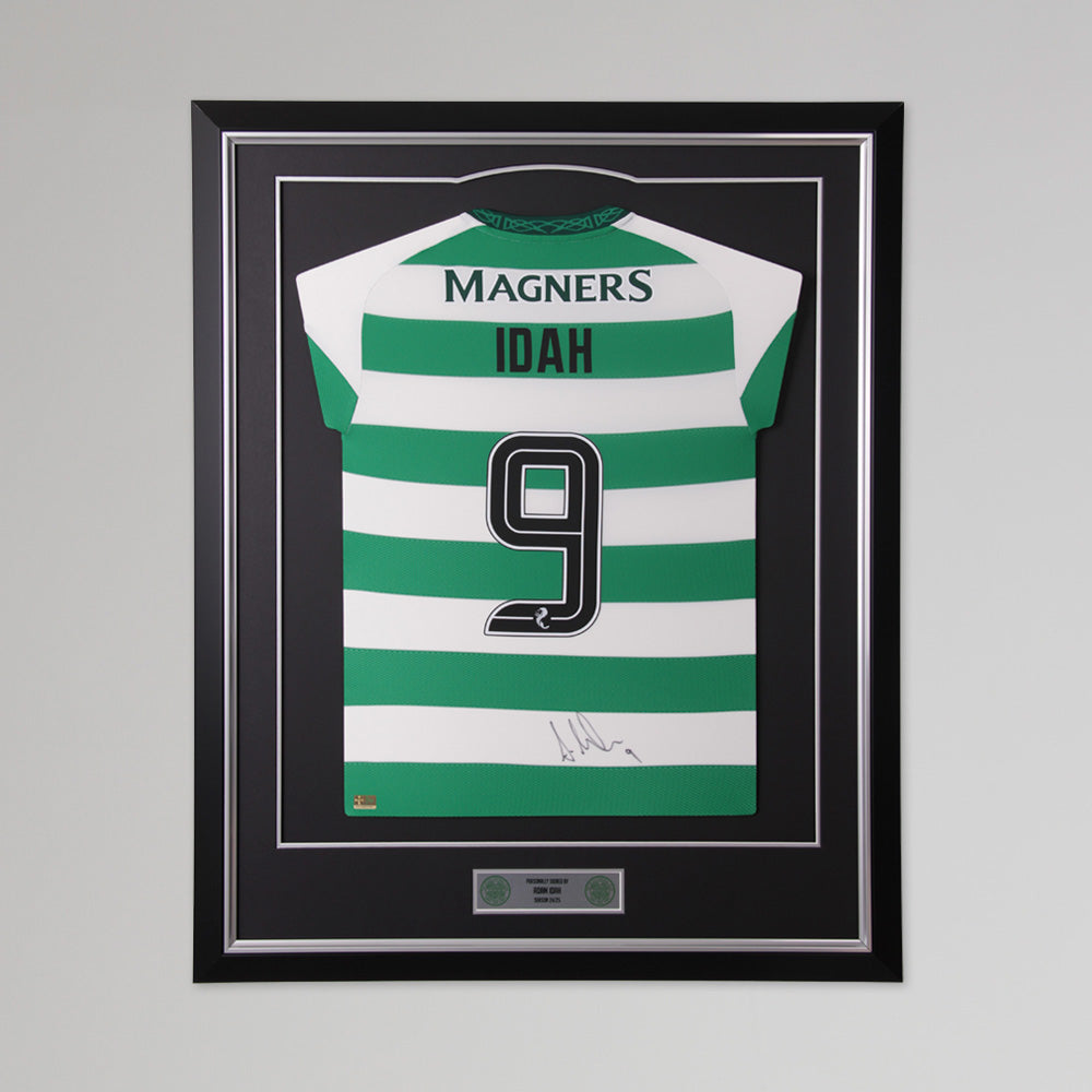 Celtic 24/25 Adam Idah Framed Signed Shirt