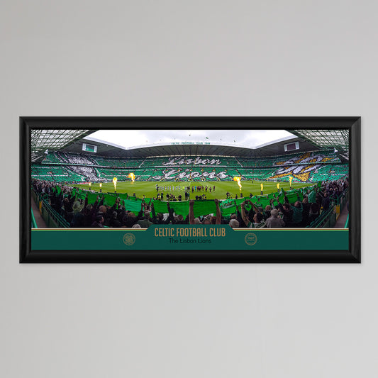 Celtic Lisbon Lions 50th Anniversary Display Panoramic Print